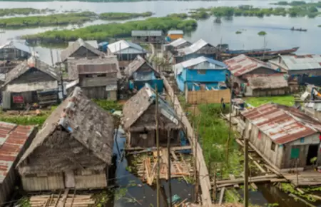 Iquitos podra quedar aislada por sequia.