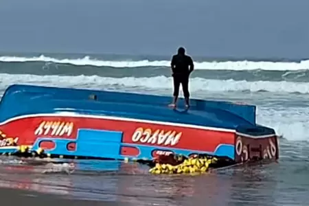 Naufragio en Arequipa deja dos pescadores fallecidos.