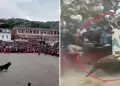 Ayacucho: Ocho personas en estado de ebriedad fueron embestidas por toro durante fiesta patronal