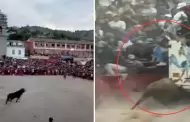 Ayacucho: Ocho personas en estado de ebriedad fueron embestidas por toro durante fiesta patronal