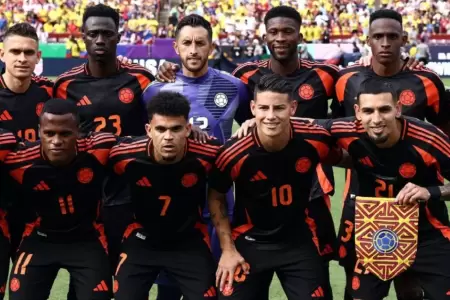 Este es el once titular de Colombia para enfrentar a Per.