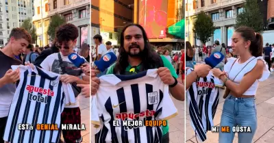 Espaoles opinan sobre camiseta de Alianza Lima.