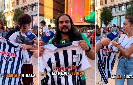 Espaoles opinan sobre camiseta de Alianza Lima.