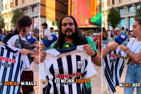 Espaoles opinan sobre camiseta de Alianza Lima.