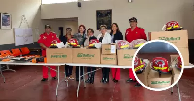 Bomberos reciben implementos de trabajo en Nuevo Chimbote