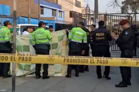 Agentes de la Polica Nacional ya investigan las razones del crimen.