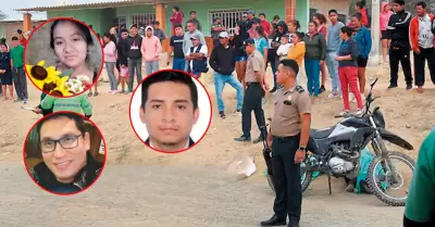 Triple asesinato en Piura tras visita de Dina Boluarte a Piura.