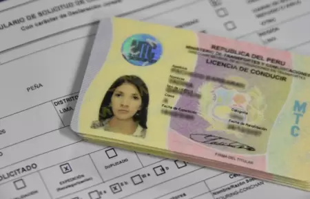 Licencia de conducir con nuevas restricciones