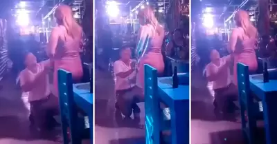 Hombre pide matrimonio a cariosa en cantina.