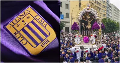 Alianza Lima cambia de camiseta en homenaje al Seor de los Milagros