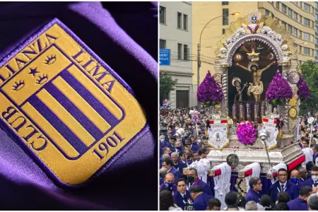 Alianza Lima cambia de camiseta en homenaje al Seor de los Milagros