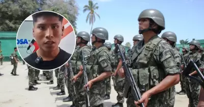 Soldado denuncia represalias por parte del Ejrcito peruano .