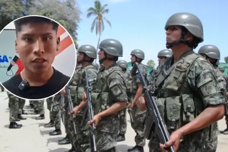 Soldado denuncia represalias por parte del Ejrcito peruano .