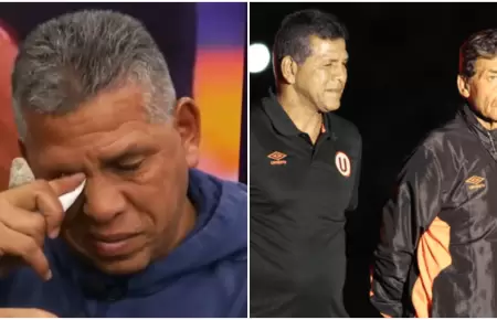 'Puma' Carranza llora por el fallecimiento de Roberto Chale