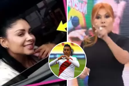 Magaly Medina critica a Pamela Franco por subir a camioneta de Cueva.