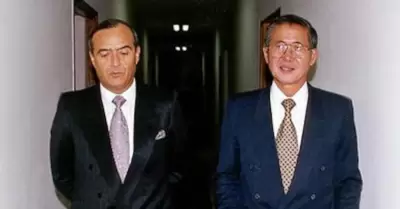 Alberto Fujimori y Vladimiro Montesinos