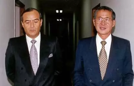 Alberto Fujimori y Vladimiro Montesinos