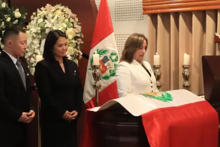 Dina Boluarte y el abrazo con Keiko Fujimori