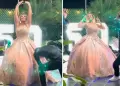 Mujer celebra sus 50 aos con fiesta quinceaera y causa POLMICA en redes sociales