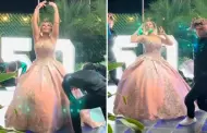 Mujer celebra sus 50 aos con fiesta quinceaera y causa POLMICA en redes sociales