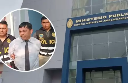 Fiscal fue detenido por presunta coima en Chiclayo.