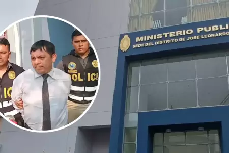 Fiscal fue detenido por presunta coima en Chiclayo.