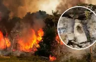 Incendio forestal en Amazonas est afectando importantes hallazgos arqueolgicos, alerta alcalde de Luya