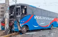 Accidente en La Victoria: Aparatoso choque entre buses interprovinciales deja un herido