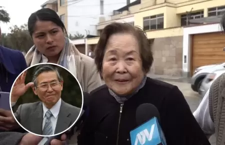 Hermana de Alberto Fujimori resalt gestin del expresidente.