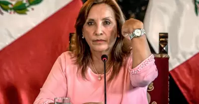 Dina Boluarte, presidenta del Per.