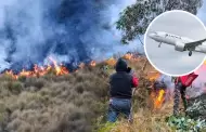 Terrible! Avin no pudo aterrizar en aeropuerto de ncash por incendios forestales