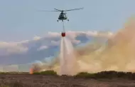 Incendio forestal en Amazonas: Helicptero se retir por combustible y no garantizan regreso