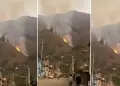 Incendio forestal en Lima: Esta es la zona afectada tras el terrible siniestro ambiental