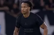 Andr Carrillo debut con Corinthians, pero no pudo evitar la derrota ante Botafogo