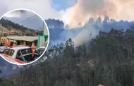 Lambayeque: Incendio forestal consume vegetacin y amenaza a decenas de familias en Incahuasi