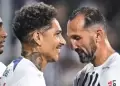 Hernn Barcos felicita a Paolo Guerrero por su primer gol con Alianza Lima: "Se lo merece"