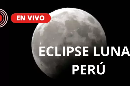 Eclipse lunar Per EN VIVO.