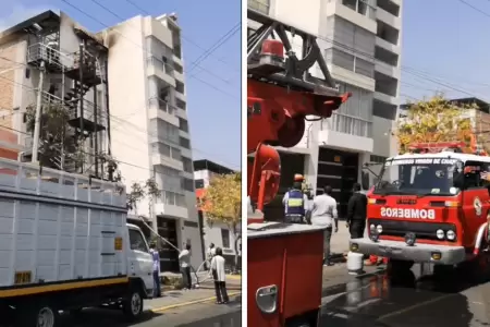 Incendio en Arequipa deja anciana fallecida