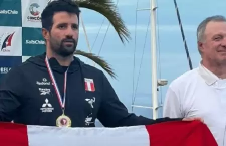 Stefano Peschiera gan medalla de oro en Sudamericano de Vela.