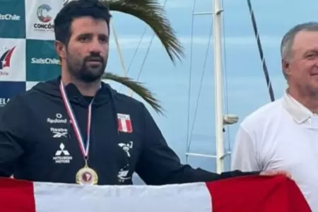 Stefano Peschiera gan medalla de oro en Sudamericano de Vela.