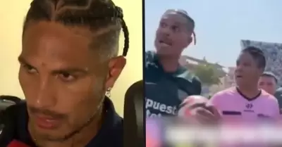 Paolo Guerrero estall contra el arbitraje del partido de Alianza Lima.