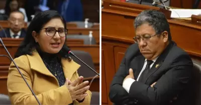 Suspenden a Flores Ancachi y Katy Ugarte