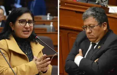 Suspenden a Flores Ancachi y Katy Ugarte