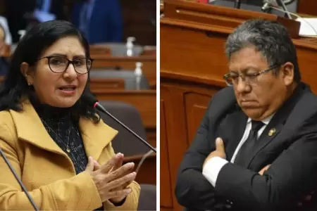 Suspenden a Flores Ancachi y Katy Ugarte