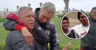 'Chemo' del Solar y 'Puma' Carranza se reconciliaron.