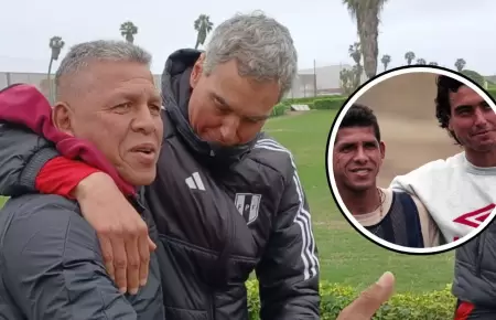 'Chemo' del Solar y 'Puma' Carranza se reconciliaron.