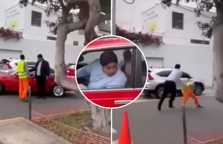 Conductor lanz improperios contra trabajador municipal.