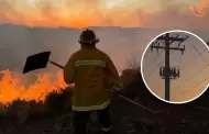 Incendios forestales dejaron a ms de 55 mil personas sin luz en seis regiones