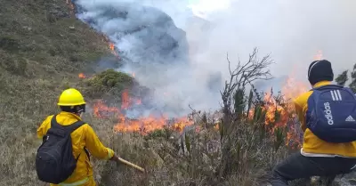 Sernanp anuncia que tienen controlado el 95% de siniestros en reas naturales pr