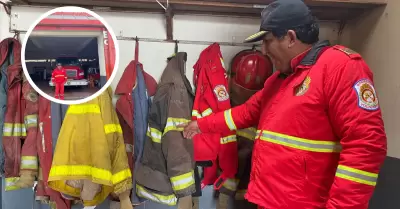 Bomberos sobre incendios forestales